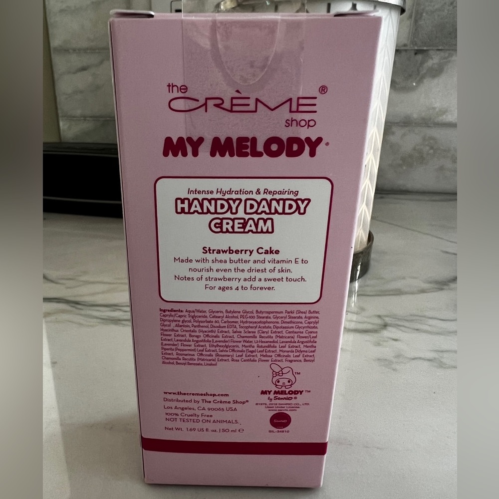 My Melody the Crème Shop Handy Dandy Cream Limited Edition hand cream. 🍓… - Picture 2 of 2